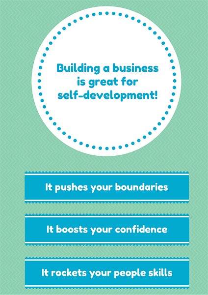 Why building a business is great for self-development