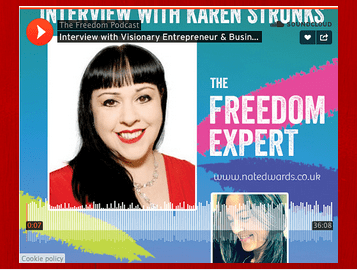 Interviewed by Natalie Edwards about freedom, business, entrepreneurship, money, success and my story!