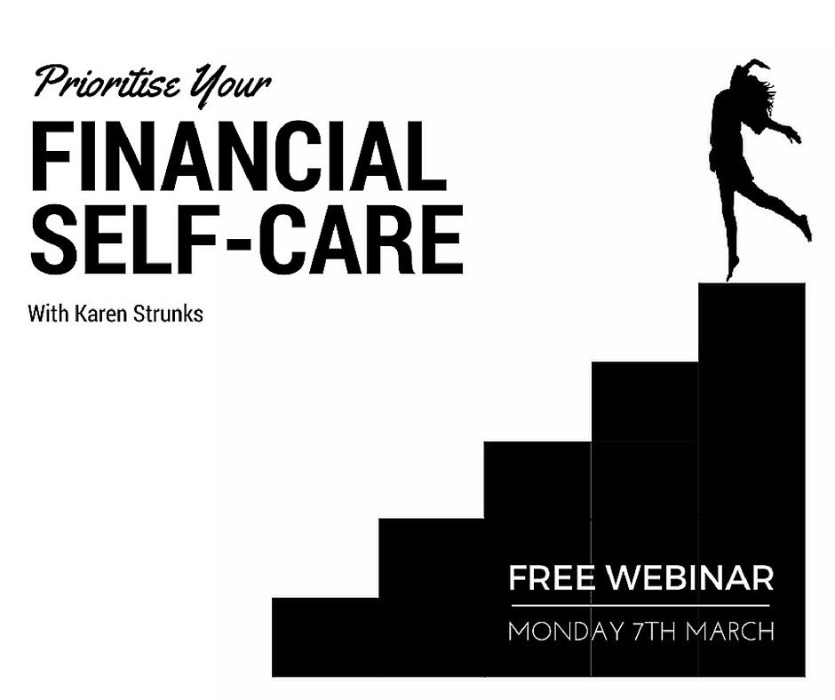 NEW! Free training. Prioritise Your Financial Self-Care